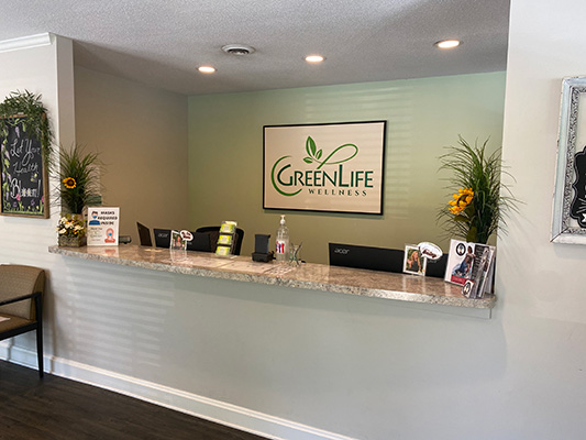 Chiropractic Greenville SC Receptionist Desk