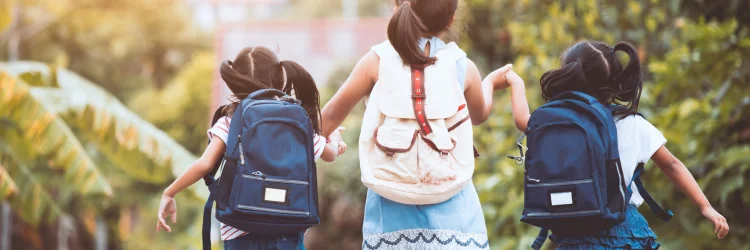 Child with Backpack