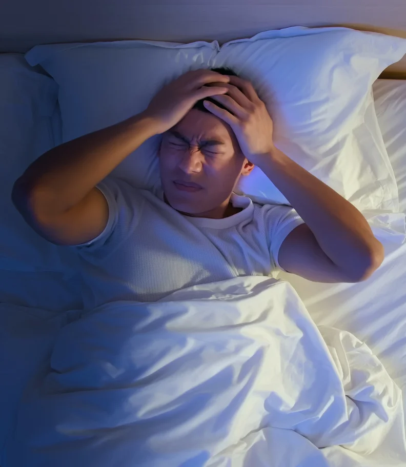 man experiencing headaches in Greenville SC