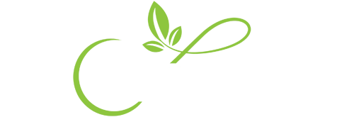 The GreenLife Wellness website logo in white